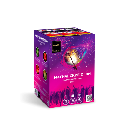 Магические огни Батарея салютов купить в Рязани | ryazan.salutsklad.ru