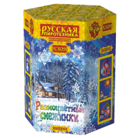 Разноцветные снежинки New Фейерверк купить в Рязани | ryazan.salutsklad.ru